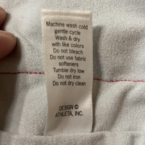 Athleta light jacket, black and gray with stripes on side. Very good condition - Picture 7 of 7